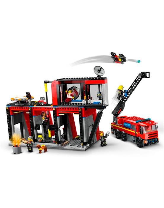 Lego City - 60414 Brandstation Med Brandbil
